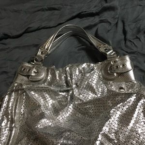 Silver purse